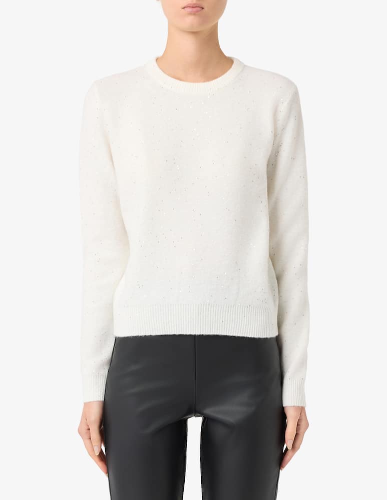 rinascente EMME Ruth fluffy paillettes jumper