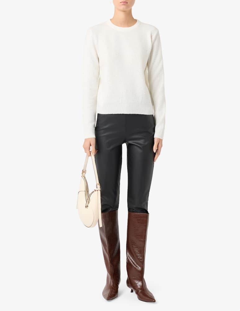 EMME Ruth fluffy paillettes jumper - picture 2 EMME Ruth fluffy paillettes jumper - picture 2