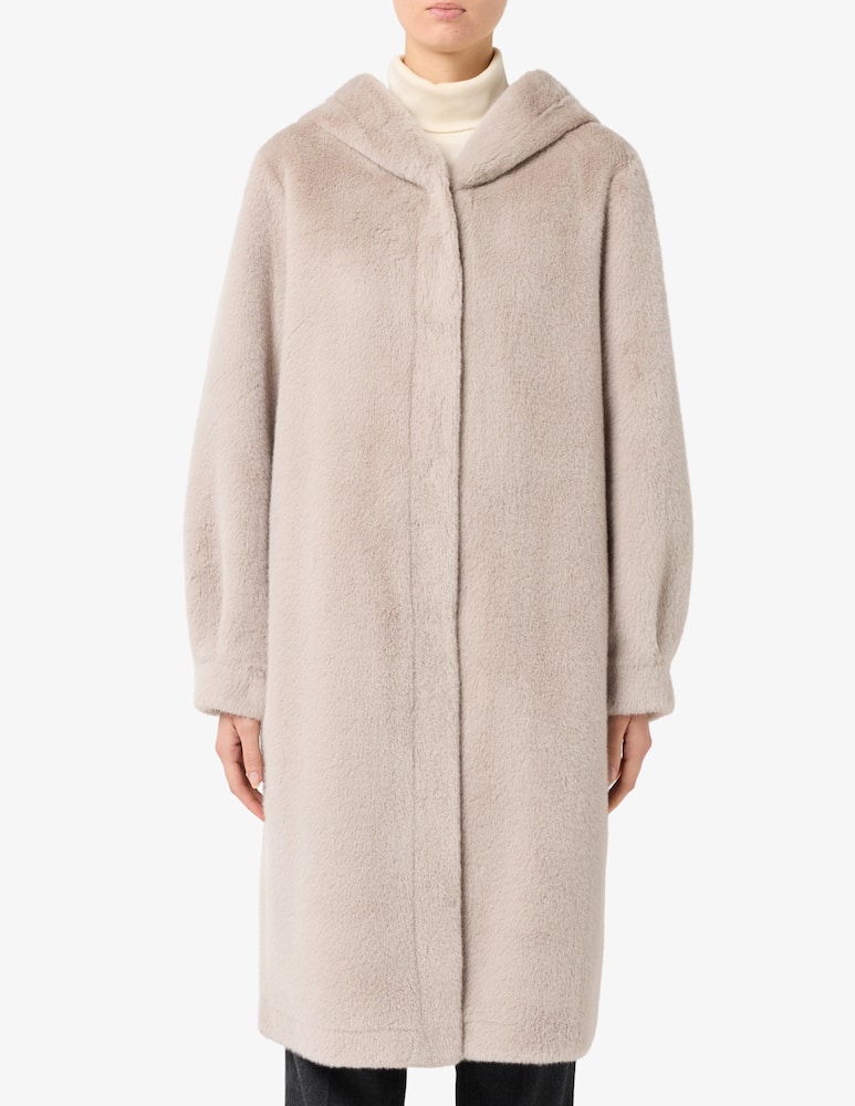 EMME Calotta faux fur coat - picture 1 EMME Calotta faux fur coat - picture 1