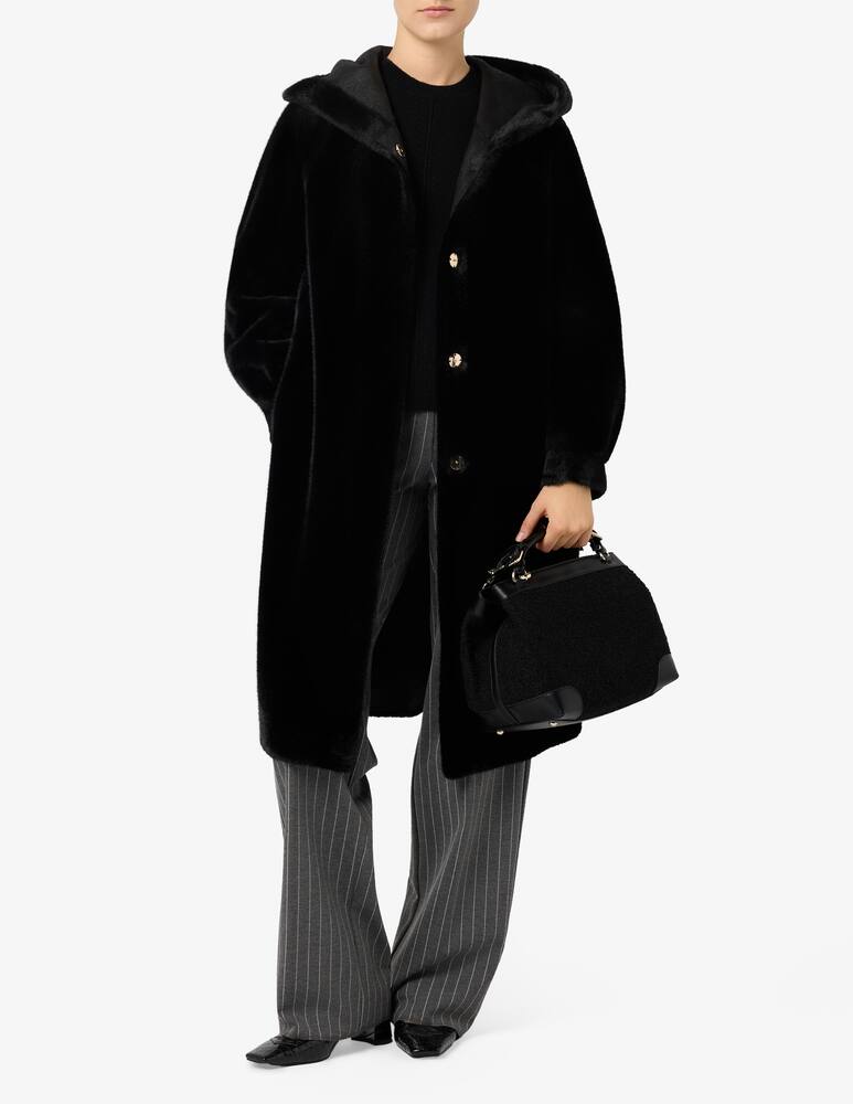 rinascente EMME Cappotto in finta pelliccia Calotta