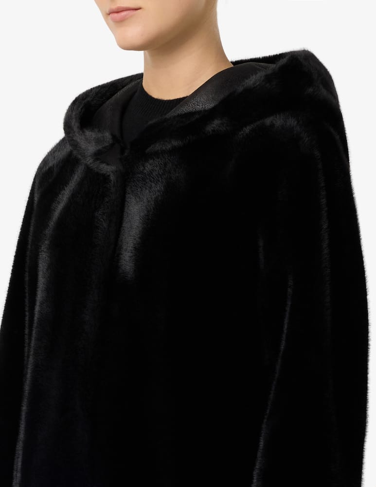 rinascente EMME Cappotto in finta pelliccia Calotta