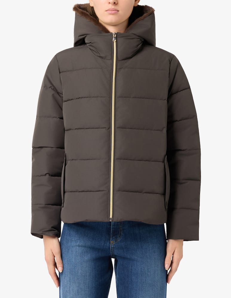 rinascente EMME Retore piumino corto con cappuccio