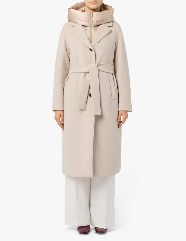 rinascente EMME Cappotto lungo con cappuccio Desiderio