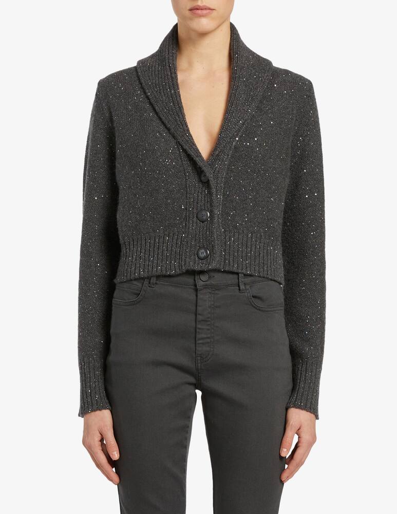 Marella Cardigan con paillettes - immagine 1
