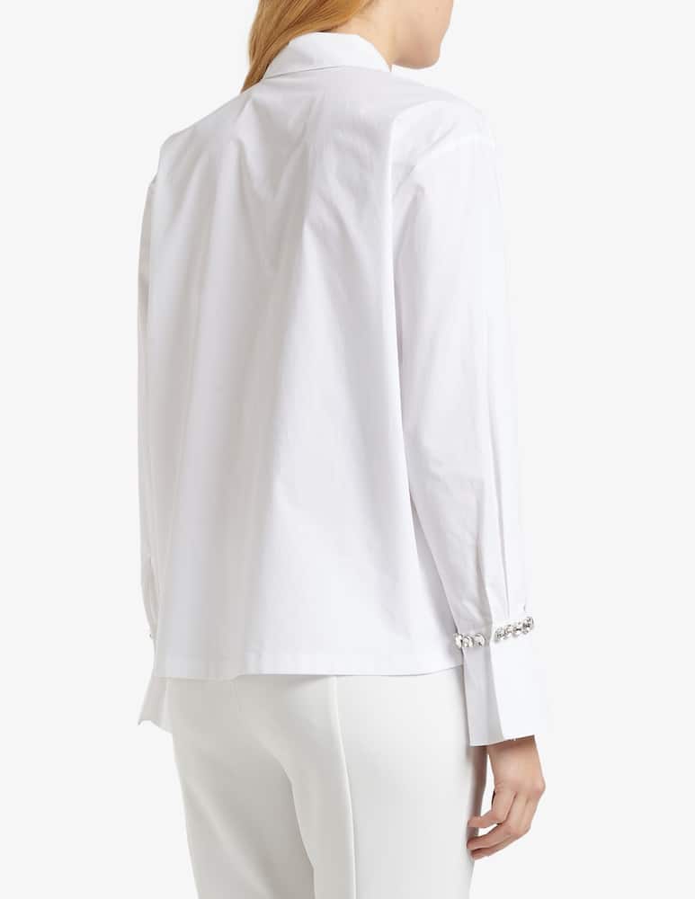 rinascente iBlues Embellished collar shirt