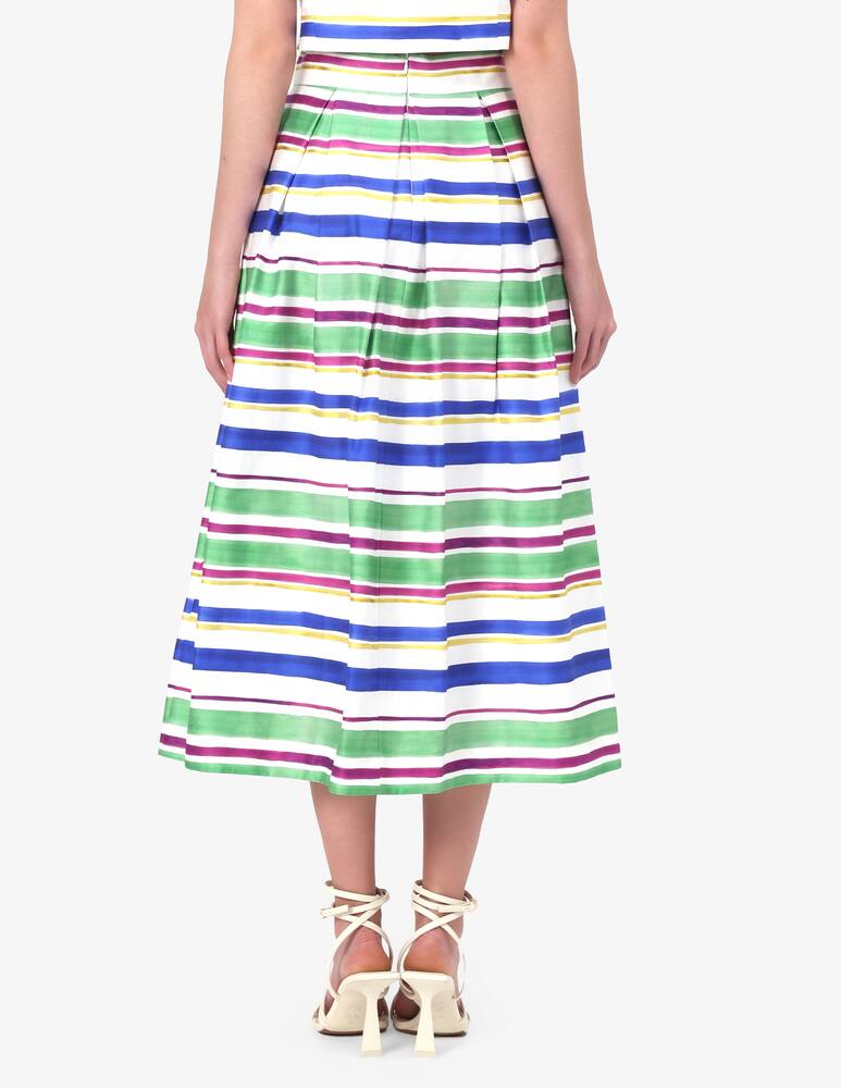 rinascente EMME Imprint stripe skirt
