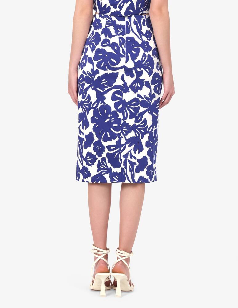 rinascente EMME Calcio floral midi skirt