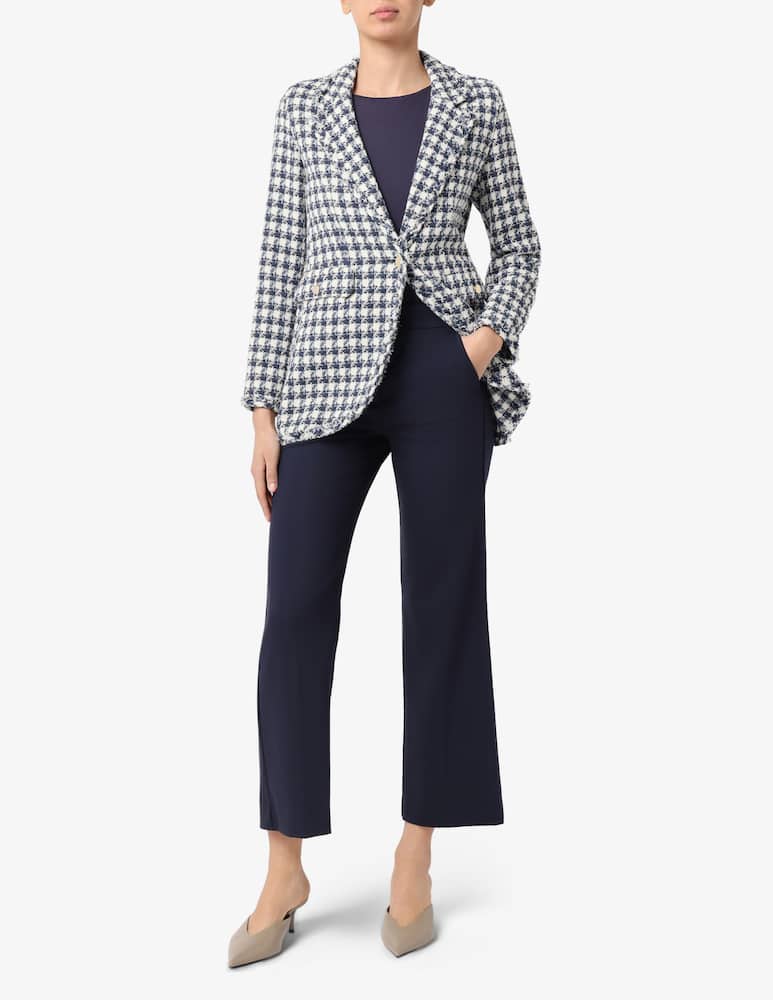 rinascente EMME Houndstooth tweed blazer