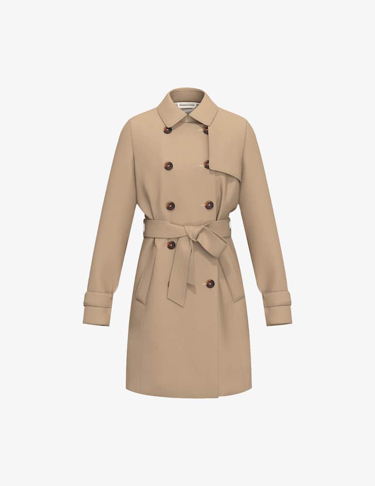 rinascente EMME Trench doppiopetto con cintura Finale