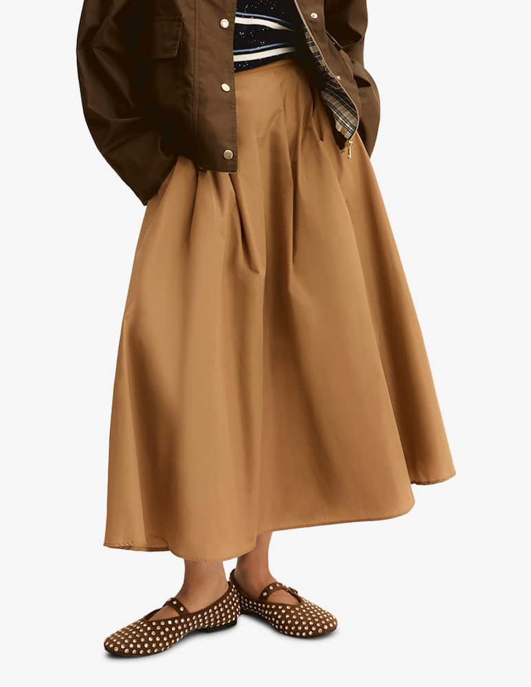 rinascente EMME Gonna midi in taffetà