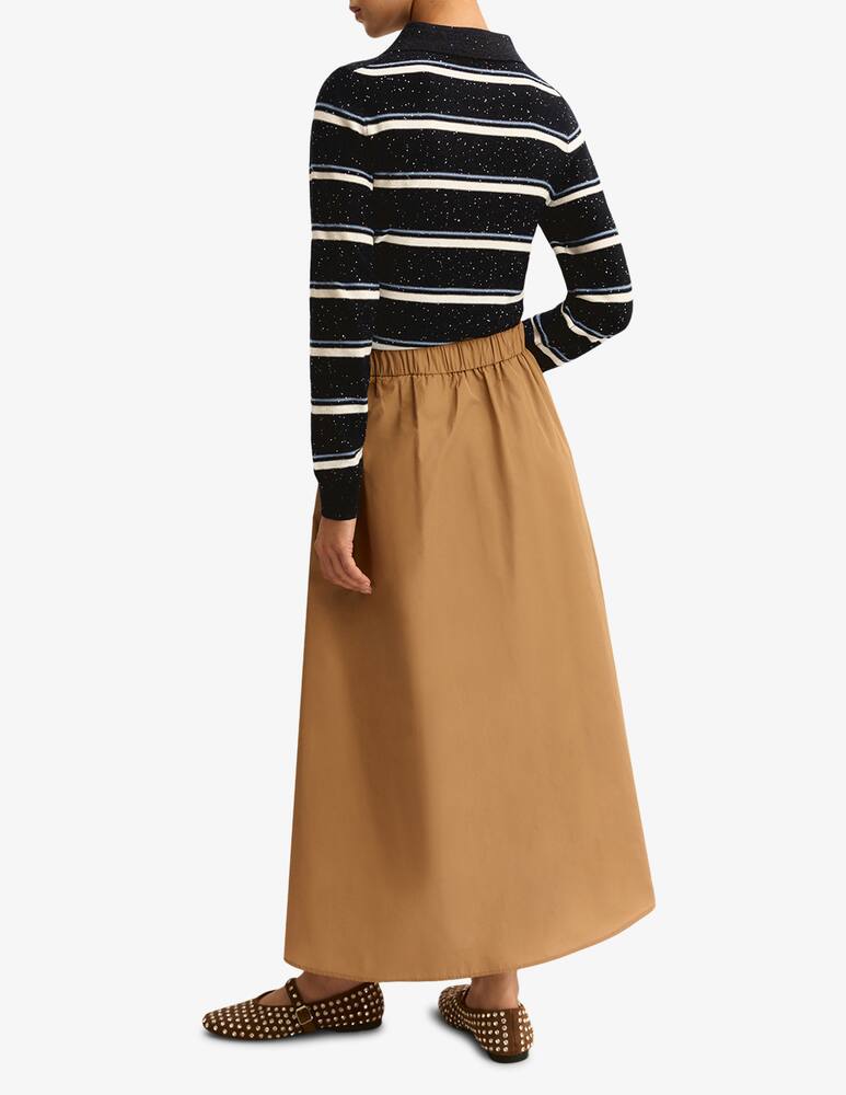 rinascente EMME Gonna midi in taffetà