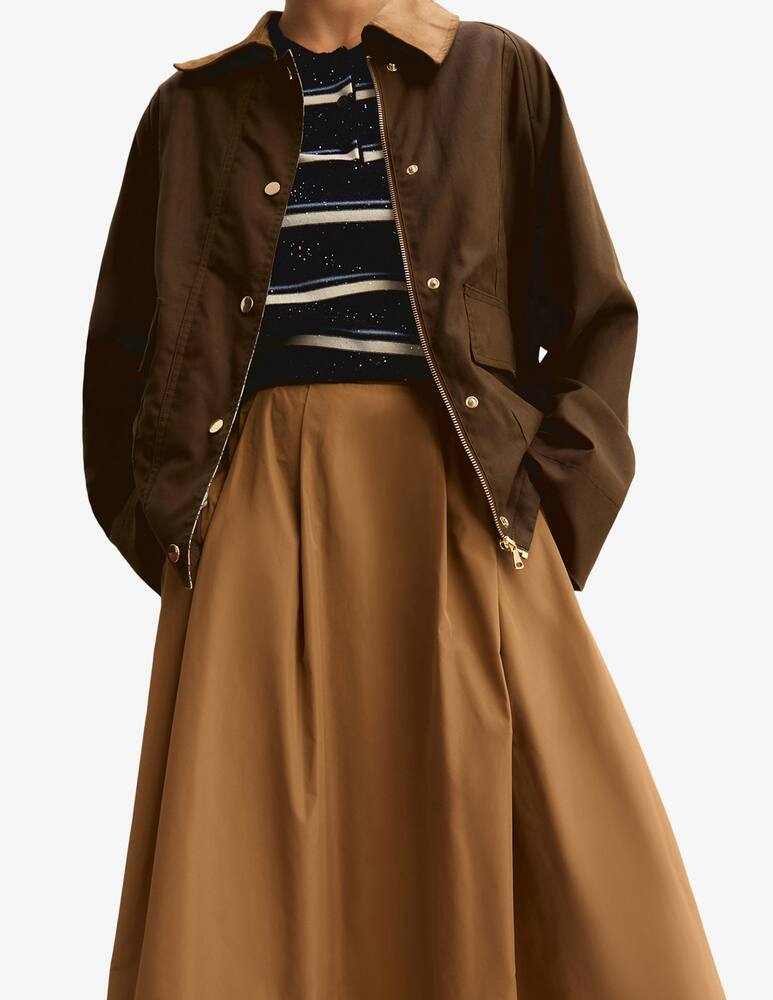 rinascente EMME Gonna midi in taffetà