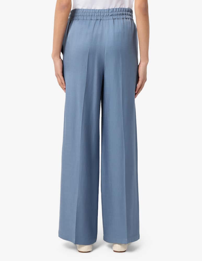 EMME Pantaloni ampi in lino EMMPACCHE - immagine 3 EMME Pantaloni ampi in lino EMMPACCHE - immagine 3