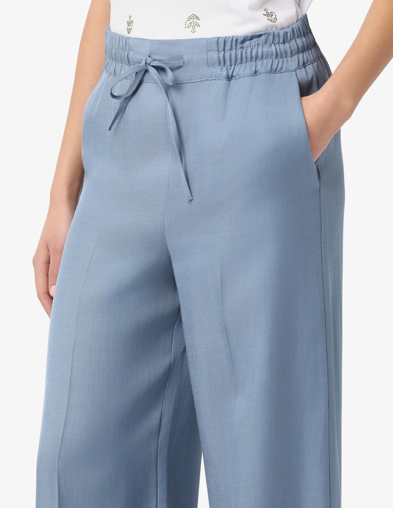 rinascente EMME Wide leg linen trousers