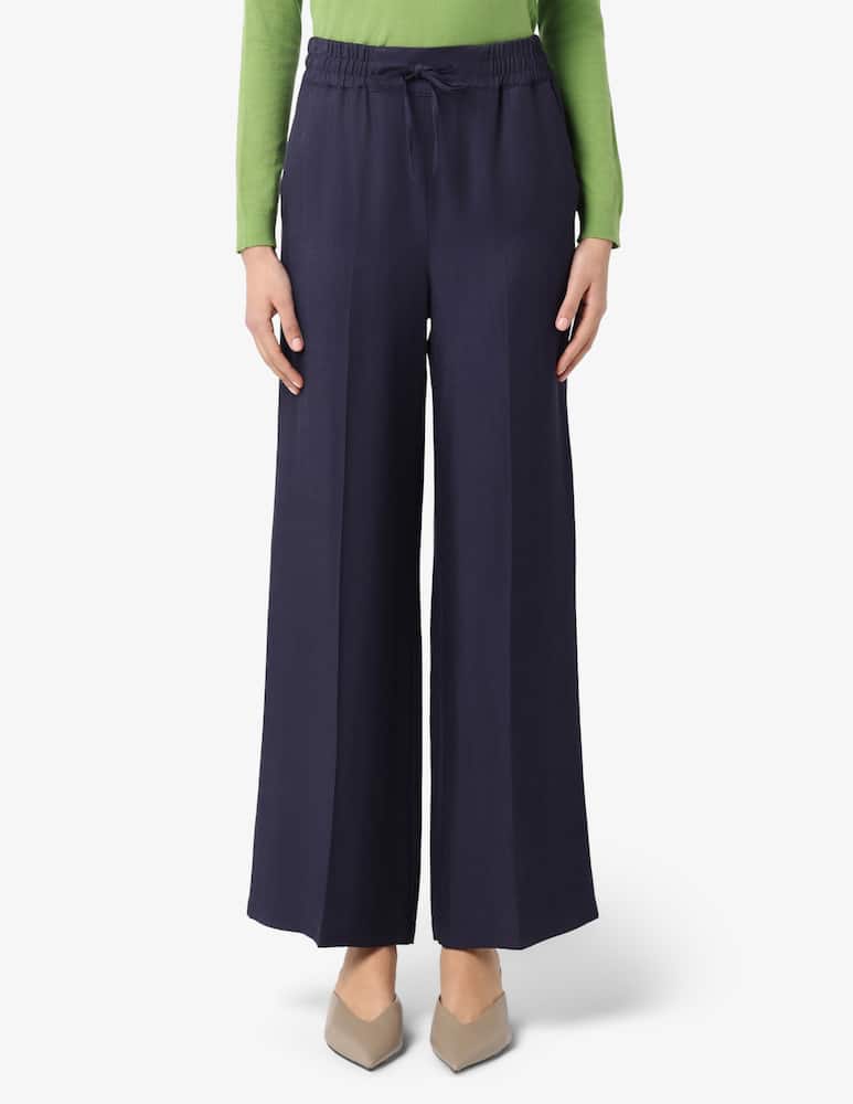EMME Pantaloni ampi in lino EMMPACCHE - immagine 1 EMME Pantaloni ampi in lino EMMPACCHE - immagine 1
