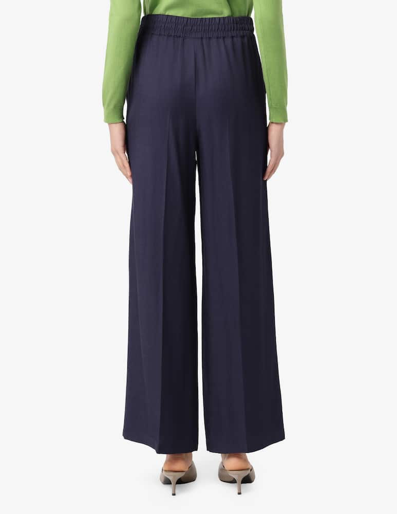 EMME Pantaloni ampi in lino EMMPACCHE - immagine 3 EMME Pantaloni ampi in lino EMMPACCHE - immagine 3