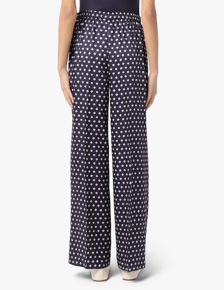 EMME Floral twill trousers EMMBAOBAB - picture 3 EMME Floral twill trousers EMMBAOBAB - picture 3
