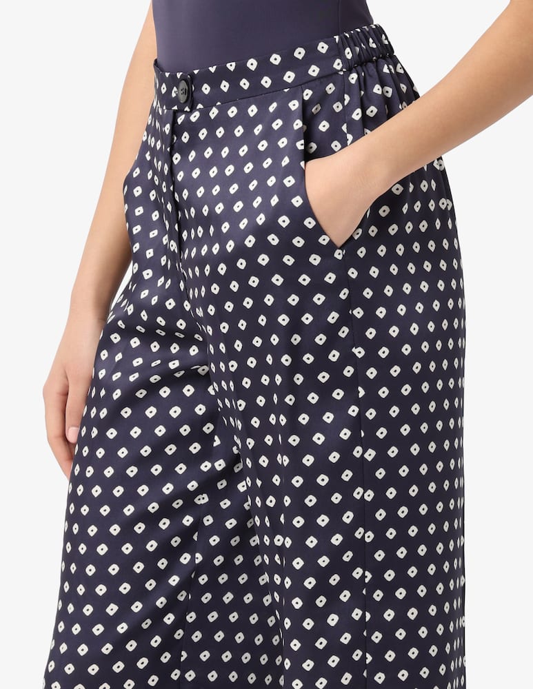 rinascente EMME Retro twill wide leg trousers