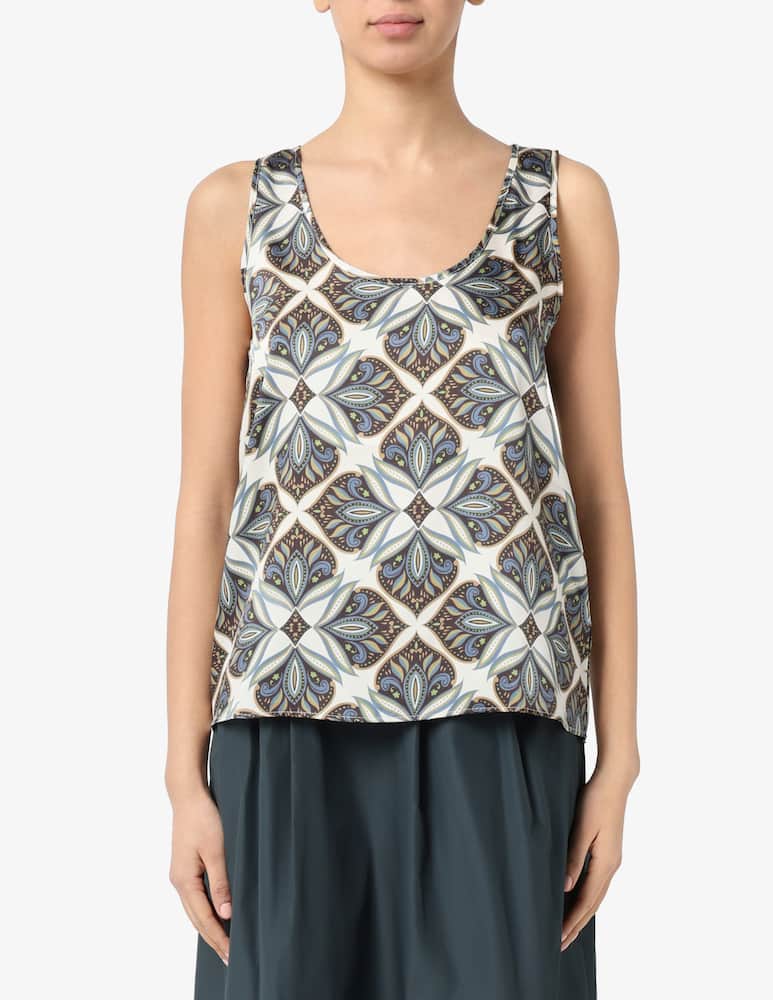 rinascente EMME Top smanicato fantasia