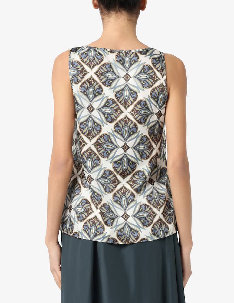 rinascente EMME Top smanicato fantasia