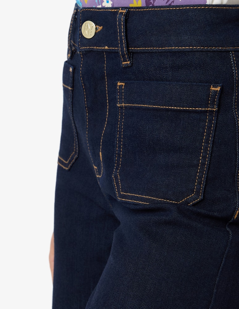 rinascente EMME Jeans flare tasche frontali