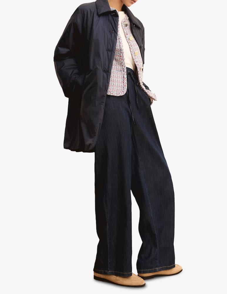 EMME Denim drawstring trousers EMMFINGERE - picture 2