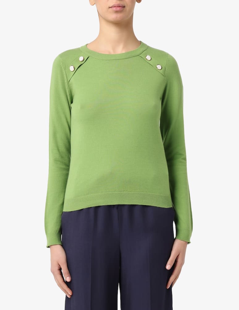 EMME Maglia girocollo con bottoni EMMUDITORE - immagine 1 EMME Maglia girocollo con bottoni EMMUDITORE - immagine 1