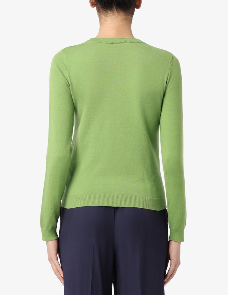 rinascente EMME Button detail crewneck jumper