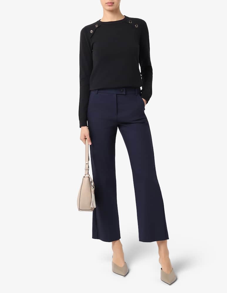 rinascente EMME Maglia girocollo con bottoni