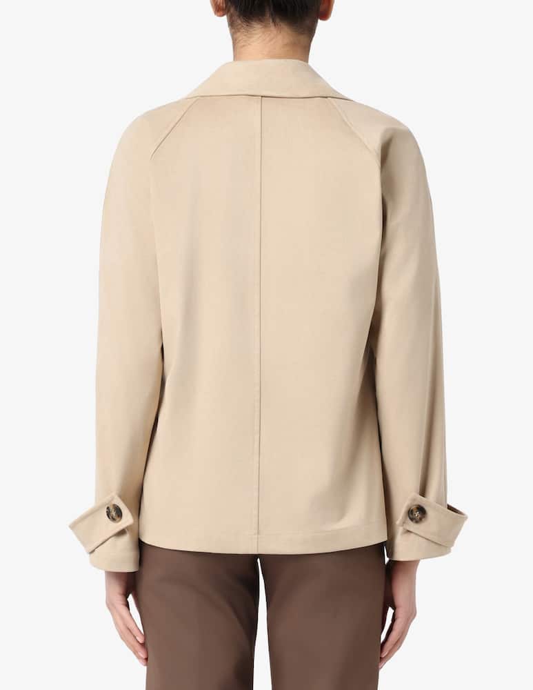 rinascente EMME faux suede trench jacket