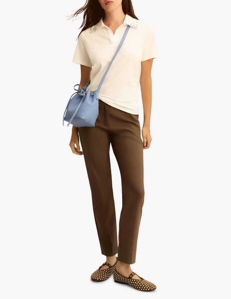 rinascente EMME Polo piquet con perle