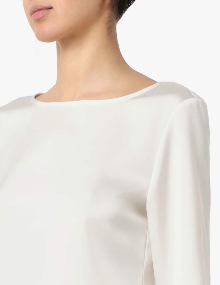 PENNYBLACK Blusa boxy in raso PBPBIACCO - immagine 4 PENNYBLACK Blusa boxy in raso PBPBIACCO - immagine 4