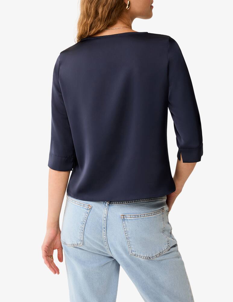PENNYBLACK Blusa boxy in raso PBPBIACCO - immagine 2 PENNYBLACK Blusa boxy in raso PBPBIACCO - immagine 2