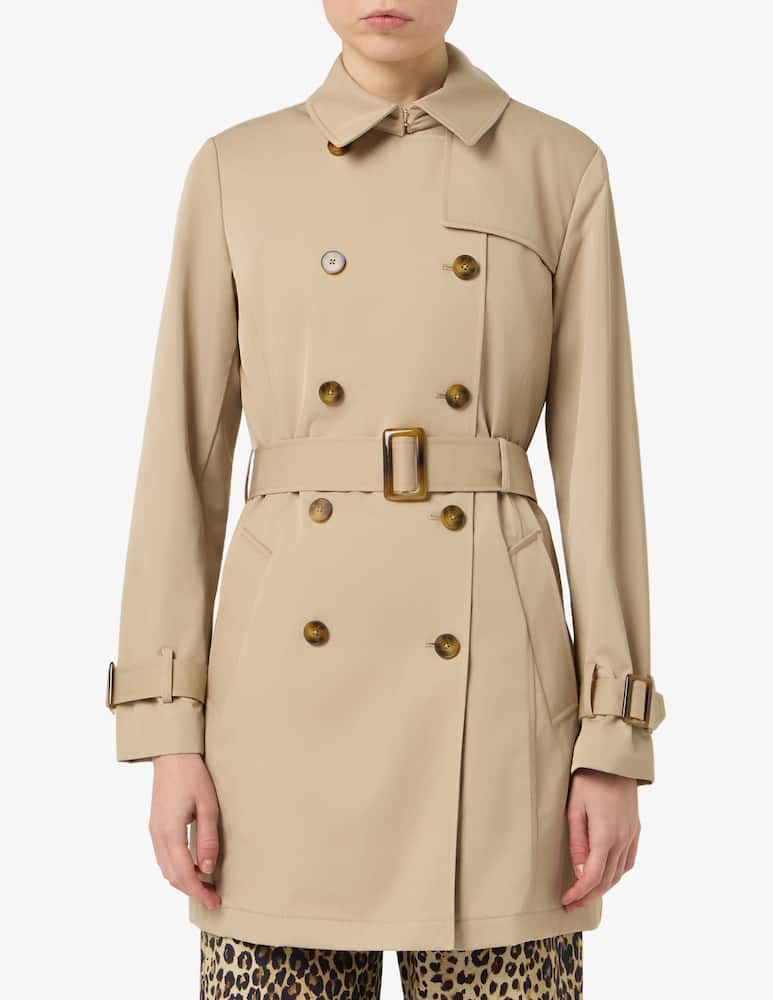 rinascente Marella Double breasted belted trench coat