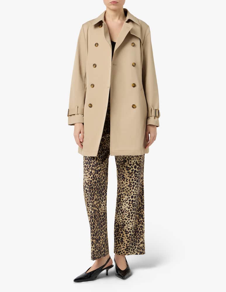 rinascente Marella Double breasted belted trench coat