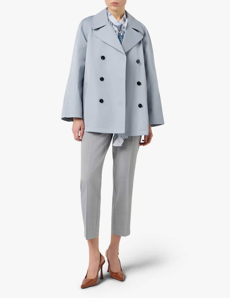 Marella Technical cotton trench coat MLLUMIDO - picture 2 Marella Technical cotton trench coat MLLUMIDO - picture 2