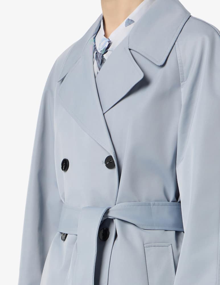Marella Technical cotton trench coat MLLUMIDO - picture 4 Marella Technical cotton trench coat MLLUMIDO - picture 4