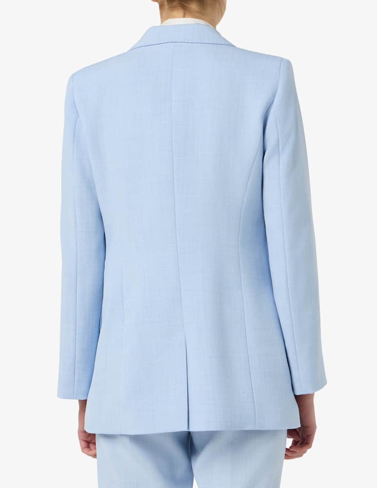 rinascente Marella Malfilé-look stretch canvas blazer