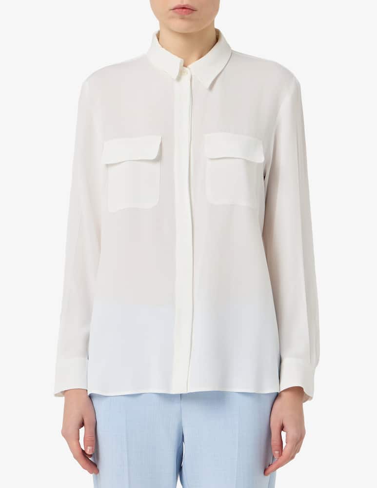 Marella Silk-blend crepe shirt MLLFEBE - picture 1 Marella Silk-blend crepe shirt MLLFEBE - picture 1
