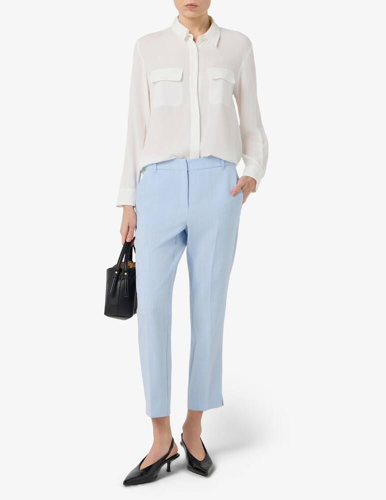 Marella Silk-blend crepe shirt MLLFEBE - picture 2 Marella Silk-blend crepe shirt MLLFEBE - picture 2