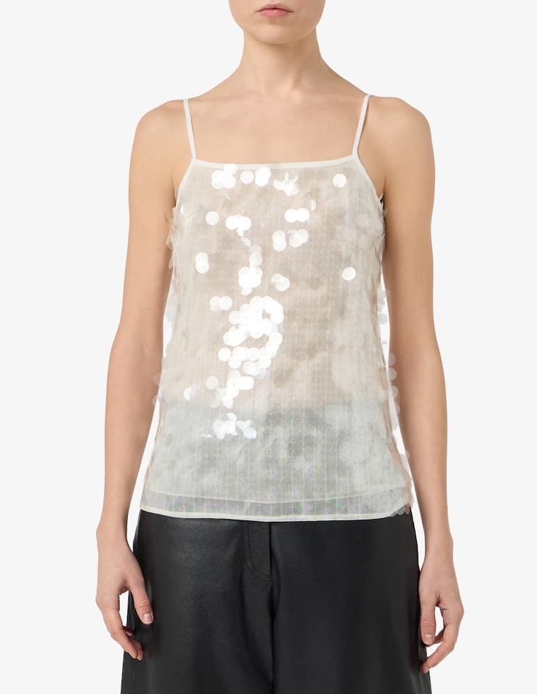 Marella Sequinned slip top MLLMELA - picture 1 Marella Sequinned slip top MLLMELA - picture 1