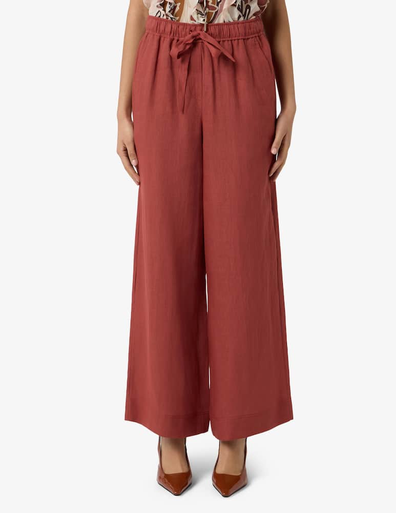 rinascente Marella Pure linen trousers