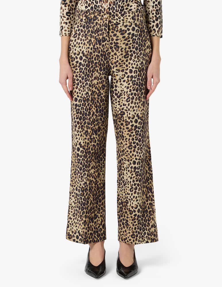 rinascente Marella Leopard print trousers