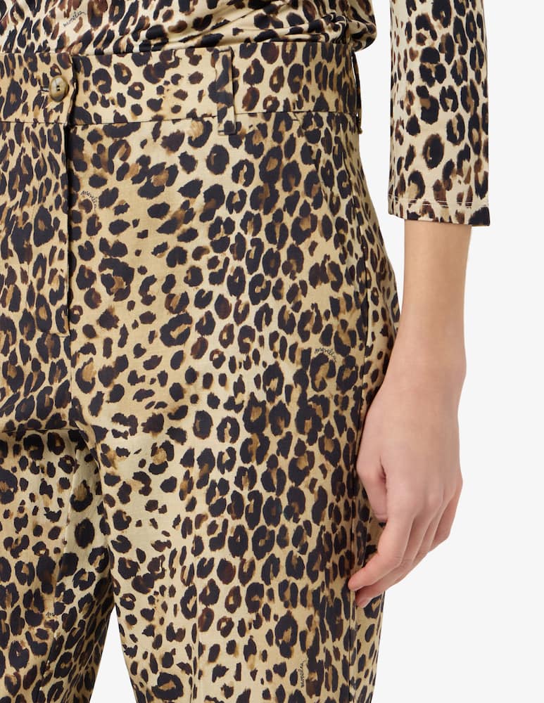rinascente Marella Leopard print trousers
