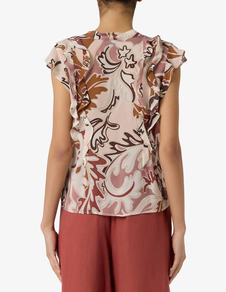 rinascente Marella Printed georgette blouse