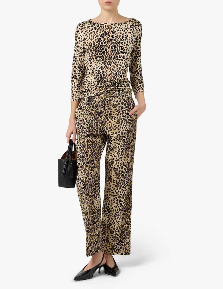 rinascente Marella Maglia manica 3/4 stampa maculata