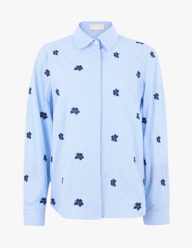 iBlues Camicia con ricami floreali IBLBRONCIO - immagine 1 iBlues Camicia con ricami floreali IBLBRONCIO - immagine 1