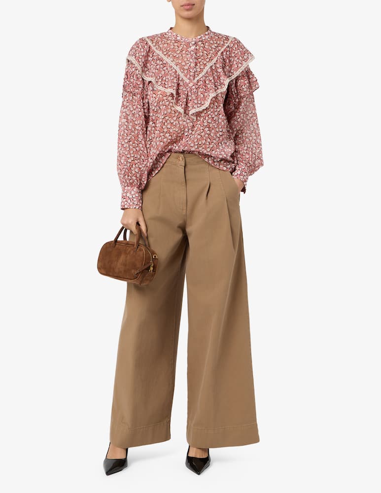 iBlues Floral ruffle blouse IBLMITICO - picture 2 iBlues Floral ruffle blouse IBLMITICO - picture 2