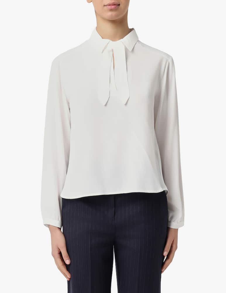 rinascente iBlues Blusa in seta mix con fiocco