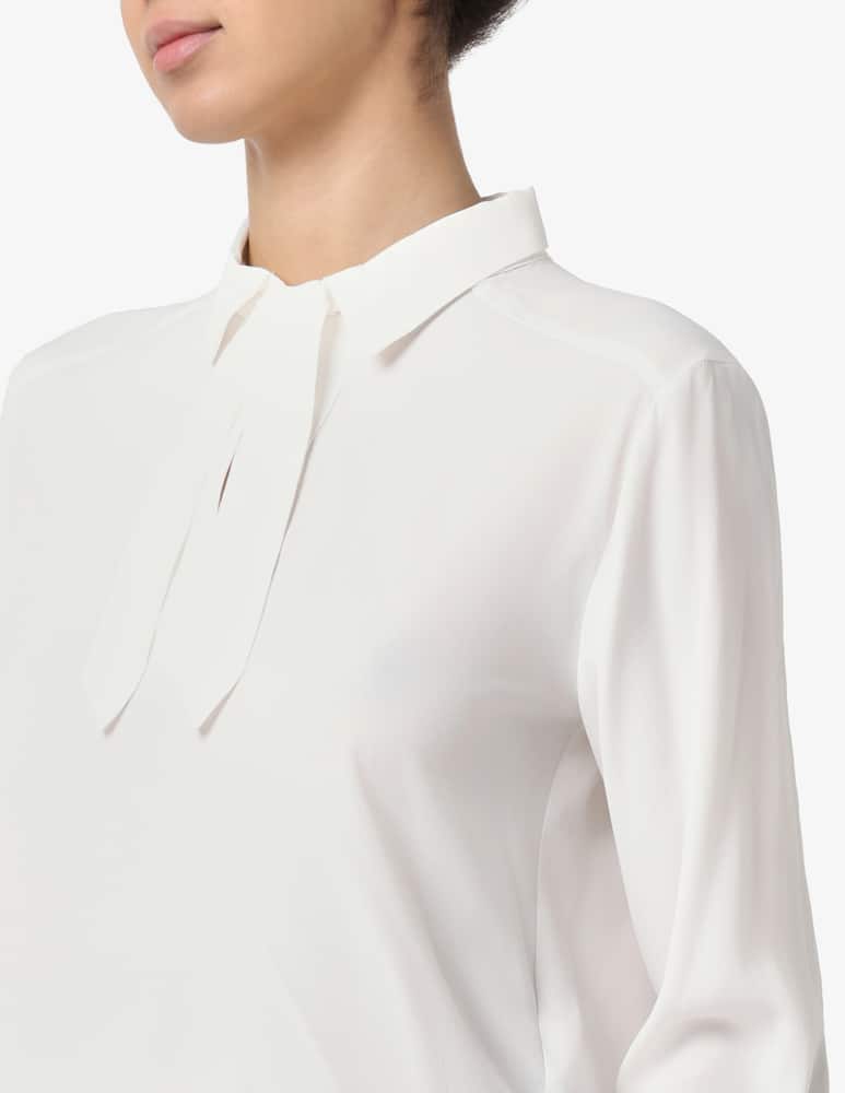 rinascente iBlues Blusa in seta mix con fiocco